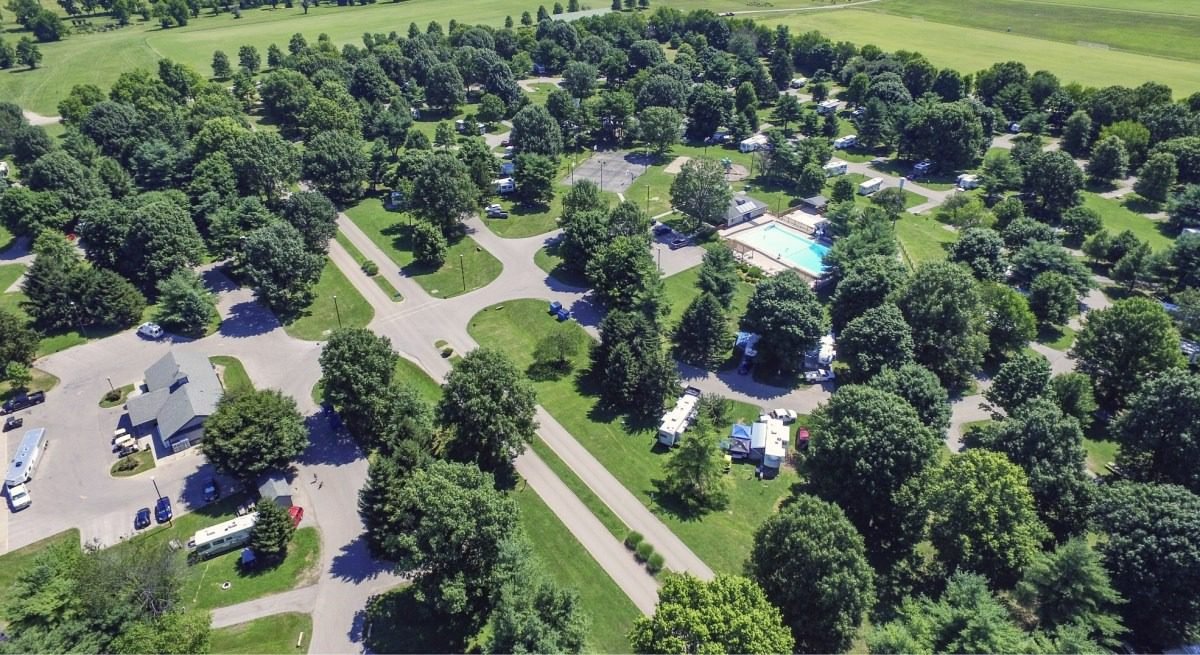 RV campground and community gathering